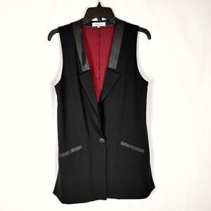 Waverly Gray Women's Size 4 Long Sleeveless Jacket